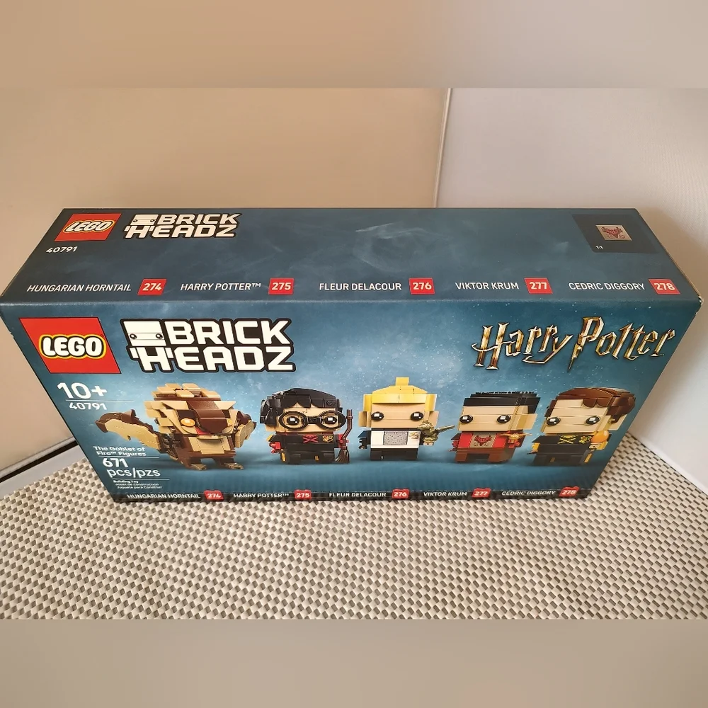 Lego 40791 Brick Headz The Goblet of Fire Figures Harry Potter NWT Building Toy